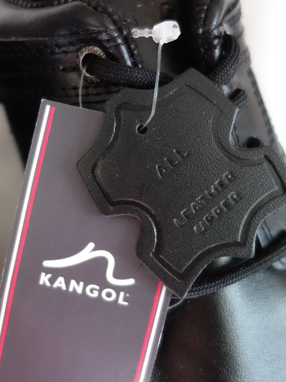 Kangol Mens Harrow Leather Eyelets Lace Up Shoes Moulded Sole Stitched (5.5) NWT